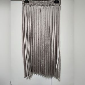 ☆silver high-waisted skirt☆